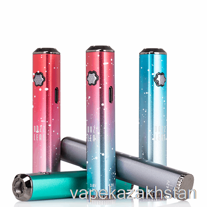 Vape Smoke DAZZLEAF SQUARii Bottom Twist 510 Battery Silver